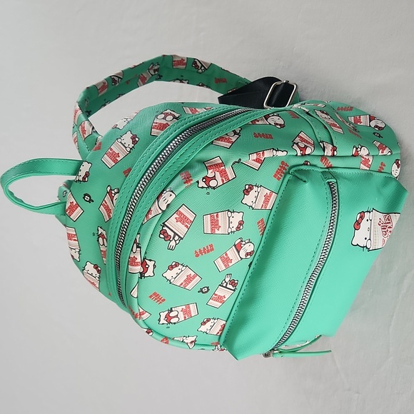 Hello Kitty X Nissin Cup Noodles Mini Allover Print Backpack | Hot Topic - Picture 1 of 16